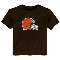 Toddler  Brown Cleveland Browns Primary Logo T-Shirt