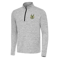 Men's Antigua Milwaukee Bucks Cause Quarter-Zip Top