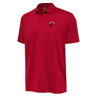Men's Antigua Red Miami Heat Ellipse Polo