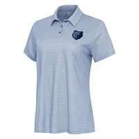 Women's Antigua  White Memphis Grizzlies Rings Polo