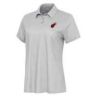 Women's Antigua  White Miami Heat Rings Polo