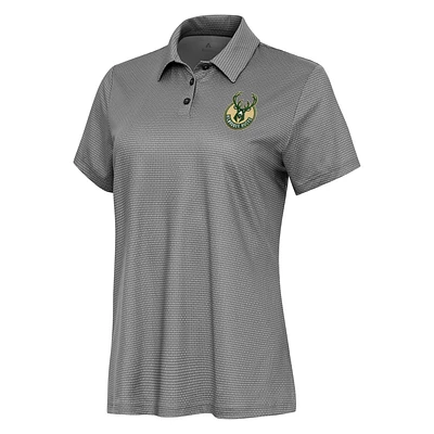 Women's Antigua  White Milwaukee Bucks Rings Polo