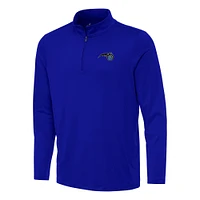 Men's Antigua Blue Orlando Magic Reprocess Quarter-Zip Top