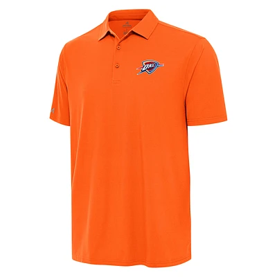 Men's Antigua Orange Oklahoma City Thunder Era Polo