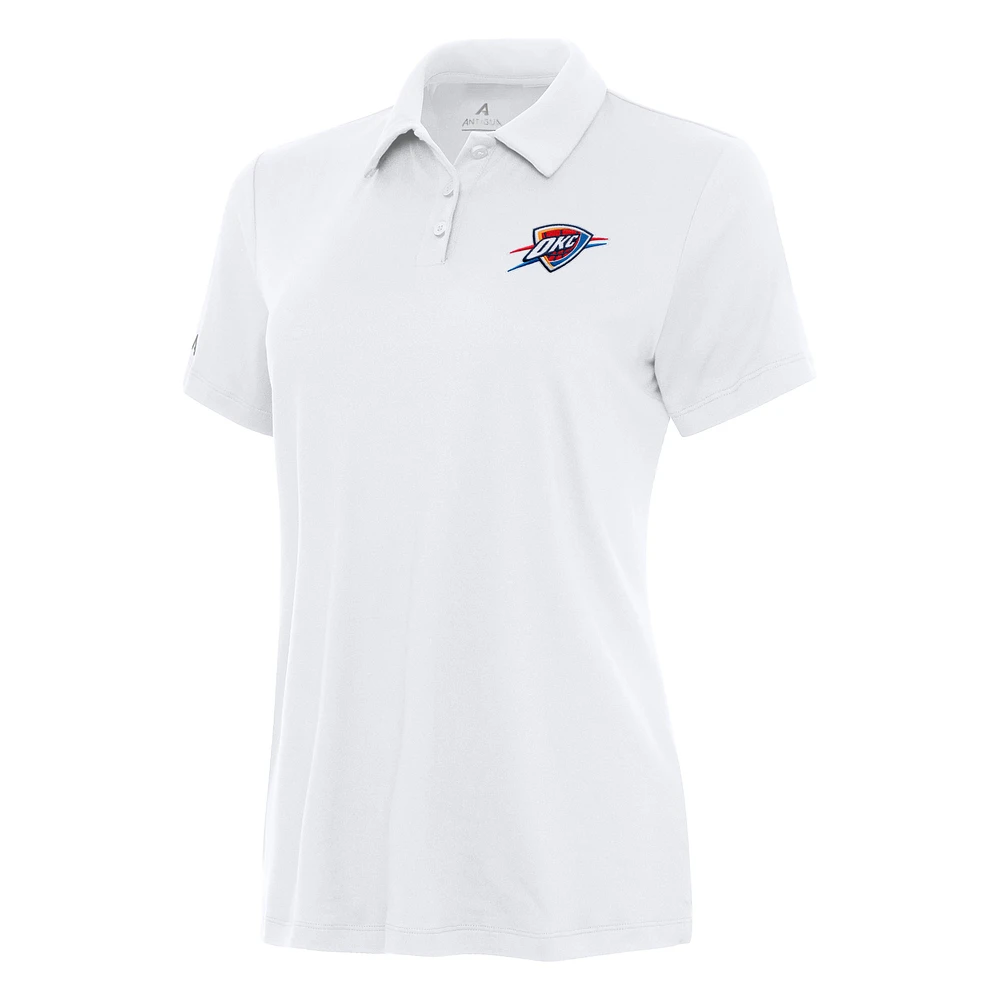 Women's Antigua Oklahoma City Thunder Reprocess Polo