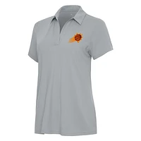 Women's Antigua Gray Phoenix Suns Era Polo