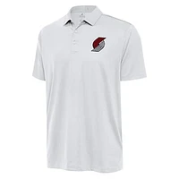 Men's Antigua  White Portland Trail Blazers Big & Tall Ellipse Polo