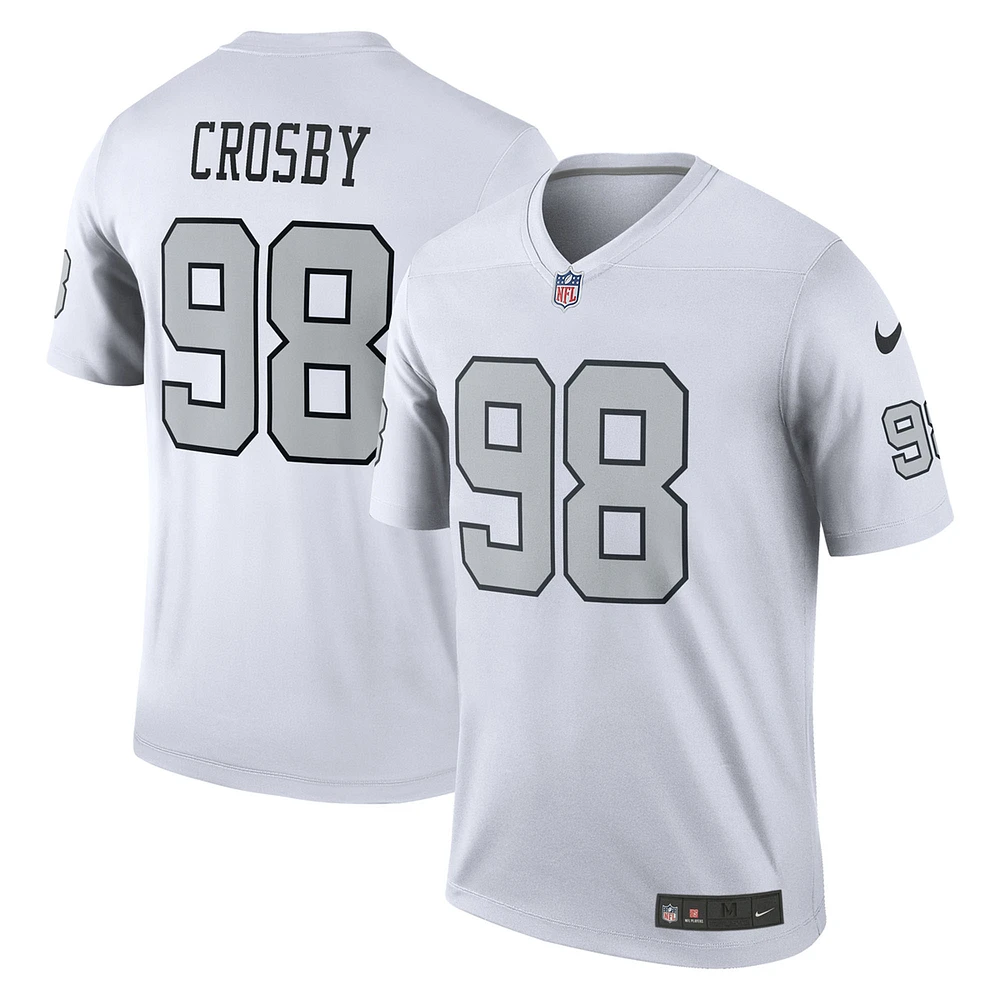Men's Nike Maxx Crosby Las Vegas Raiders Legend Player Performance Top