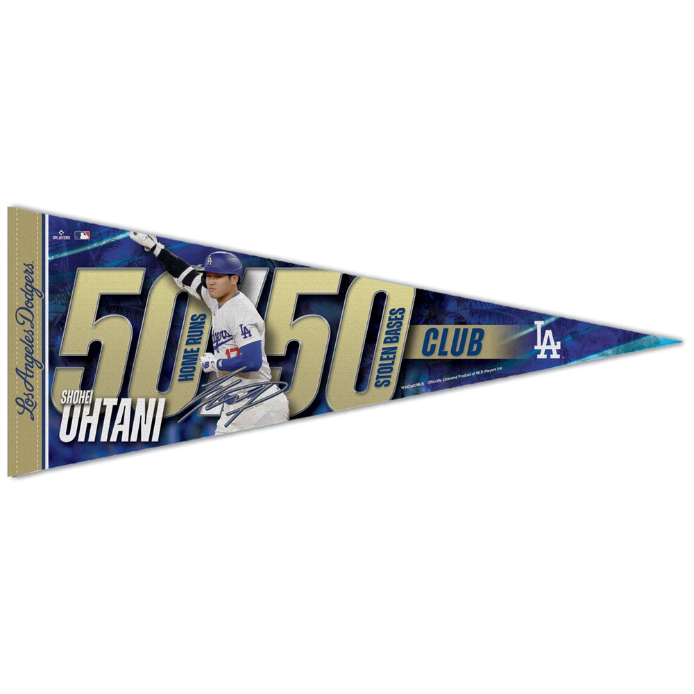 WinCraft Shohei Ohtani Los Angeles Dodgers 50/50 Club 12" x 30" Premium Pennant