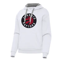 Women's Antigua Toronto Raptors Victory Pullover Hoodie