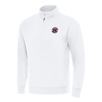Men's Antigua Washington Wizards Victory Quarter-Zip Mock Sweatshirt