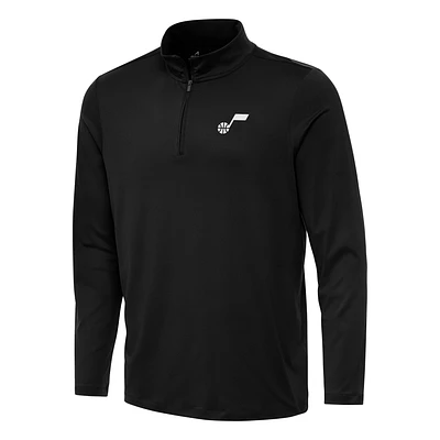 Men's Antigua Utah Jazz Reprocess Quarter-Zip Top
