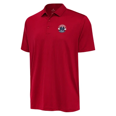 Men's Antigua Red Washington Wizards Ellipse Polo
