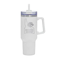 White Boise State Broncos 40oz. Rocky My State Tumbler