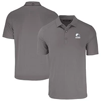 Men's Cutter & Buck Gray Cleveland Browns Big Tall Forge Eco Stretch Recycled Polo