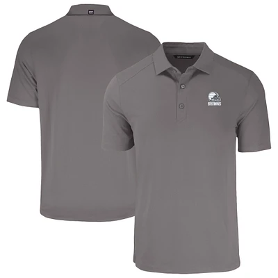 Men's Cutter & Buck Gray Cleveland Browns Big Tall Forge Eco Stretch Recycled Polo