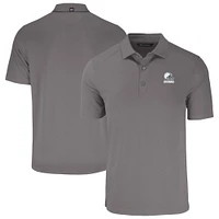 Men's Cutter & Buck Gray Cleveland Browns Big Tall Forge Eco Stretch Recycled Polo