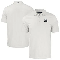 Men's Cutter & Buck White Cleveland Browns Big Tall Pike Eco Symmetry Print Stretch Recycled Polo