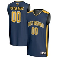 Youth GameDay Greats  Navy West Virginia Mountaineers NIL Pick-A-Player Lightweight Men's Basketball Fashion Jersey
