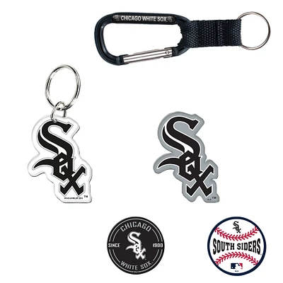 WinCraft Chicago White Sox 5-Pack Key Ring and Fridge Magnet Set