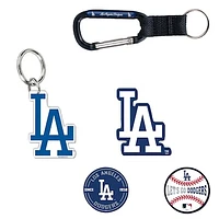 WinCraft Los Angeles Dodgers 5-Pack Key Ring and Fridge Magnet Set