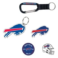 WinCraft Buffalo Bills 5-Pack Key Ring and Fridge Magnet Set