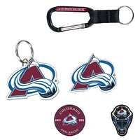 WinCraft Colorado Avalanche 5-Pack Key Ring and Fridge Magnet Set