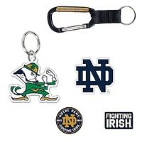 WinCraft Notre Dame Fighting Irish 5-Pack Key Ring and Fridge Magnet Set