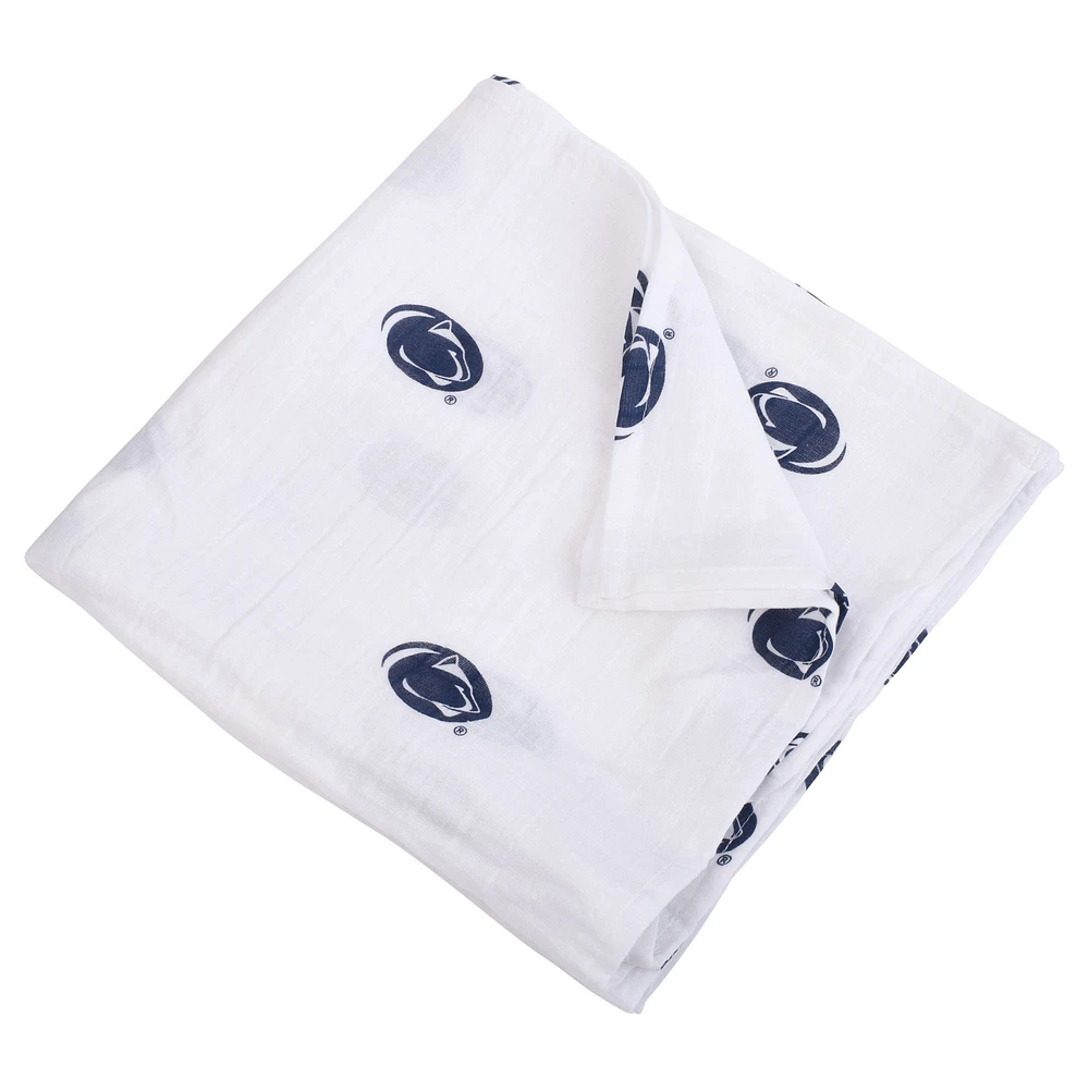 Infant Three Little Anchors Penn State Nittany Lions 47'' x 47'' Muslin Swaddle Blanket