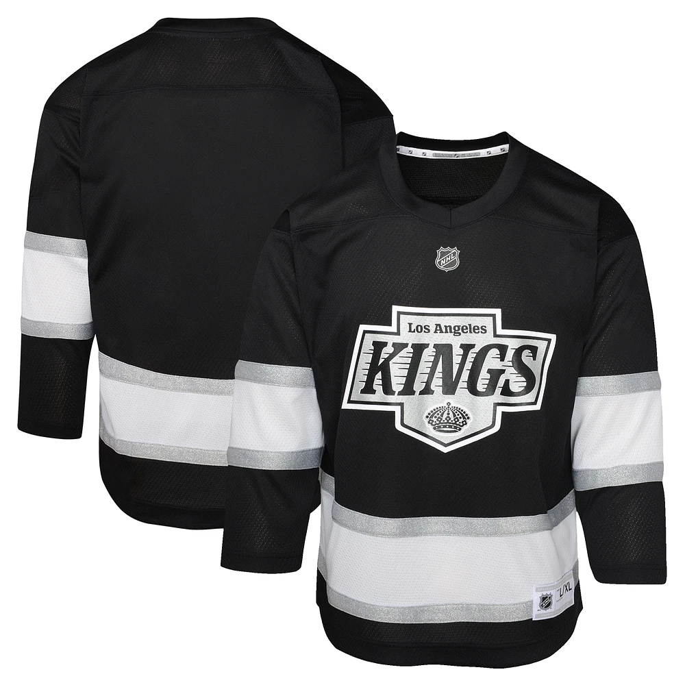 Youth Black Los Angeles Kings Home Replica Jersey