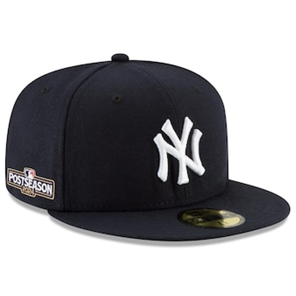 Men's New Era Navy York Yankees 2024 MLB Postseason 59FIFTY Fitted Hat