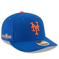 Men's New Era Royal York Mets 2024 MLB Postseason Side Patch Low Profile 59FIFTY Fitted Hat