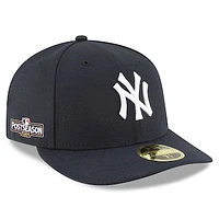 Men's New Era Navy York Yankees 2024 MLB Postseason Low Profile 59FIFTY Fitted Hat