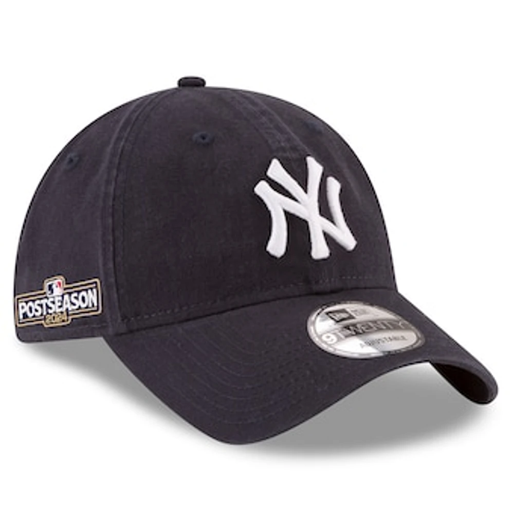 Men's New Era Navy New York Yankees 2024 MLB Postseason 9TWENTY Adjustable Hat