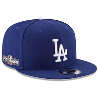 Men's New Era Royal Los Angeles Dodgers 2024 MLB Postseason Side Patch 9FIFTY Snapback Hat