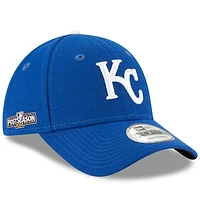 Men's New Era Royal Kansas City Royals 2024 MLB Postseason Side Patch 9FORTY Adjustable Hat