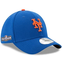 Men's New Era Royal York Mets 2024 MLB Postseason Side Patch 39THIRTY Flex Hat