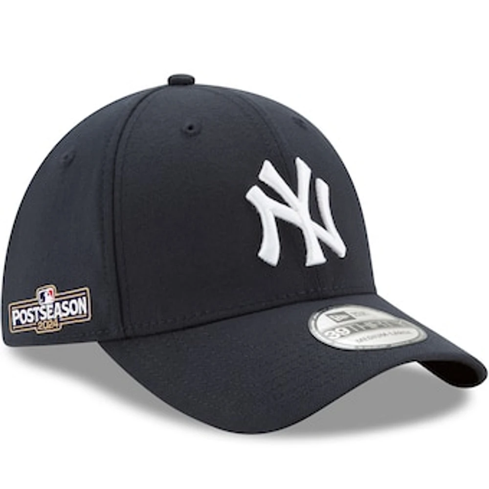 Men's New Era Navy York Yankees 2024 MLB Postseason 39THIRTY Flex Hat