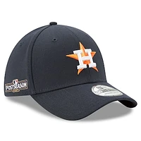 Men's New Era  Navy Houston Astros 2024 MLB Postseason Side Patch 39THIRTY Flex Hat