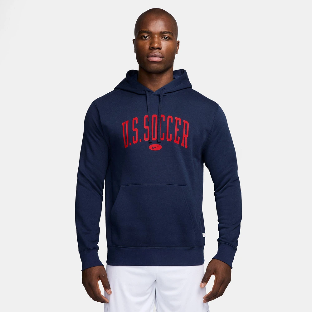 Men's Nike Navy USMNT Club Fleece Pullover Hoodie