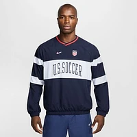 Men's Nike  Navy USMNT 2025 Academy Shell Pullover