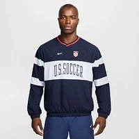 Men's Nike  Navy USMNT 2025 Academy Shell Pullover