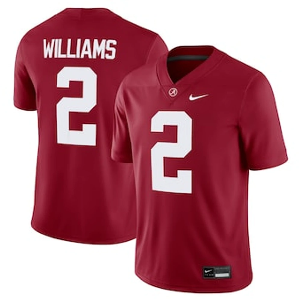 Men's Nike Ryan Williams Crimson Alabama Tide NIL Football Game Jersey