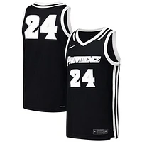 Men's Nike #24 Black Providence Friars  Replica Basketball Jersey