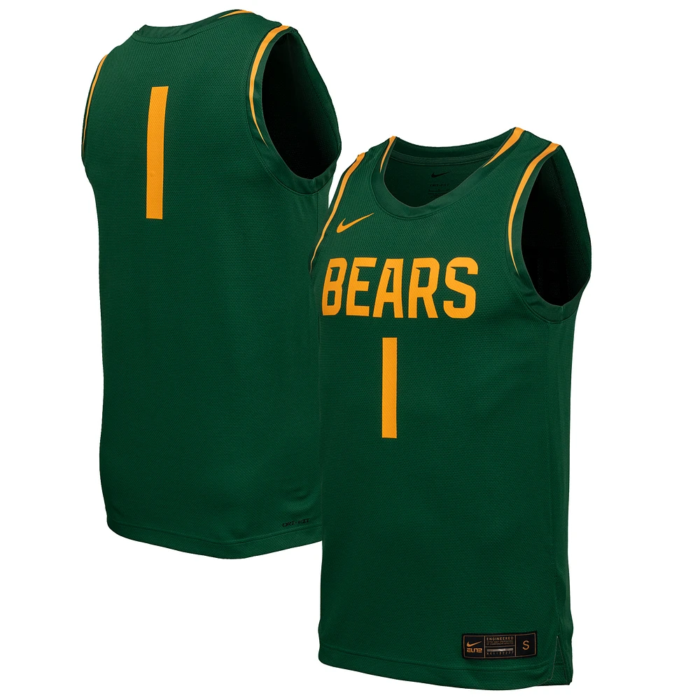 Men's Nike  Green Baylor Bears Replica Basketball Jersey