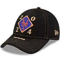 Men's New Era Black New York Mets 2024 National League Division Series Champions Locker Room 9FORTY Adjustable Hat