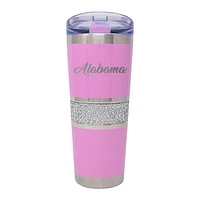 Pink Alabama Crimson Tide 20oz. MyBevi Rhinestone Hollywood Tumbler