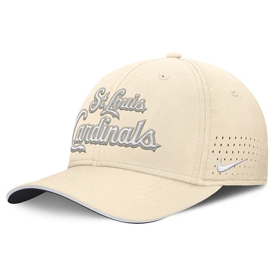 Men's Nike  Cream St. Louis Cardinals Rise Performance Flex Hat