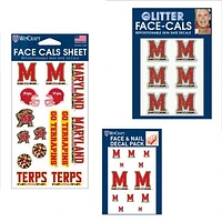 WinCraft Maryland Terrapins 4" x 7" Waterless Tattoos Set