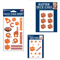 WinCraft Clemson Tigers 4" x 7" Waterless Tattoos Set